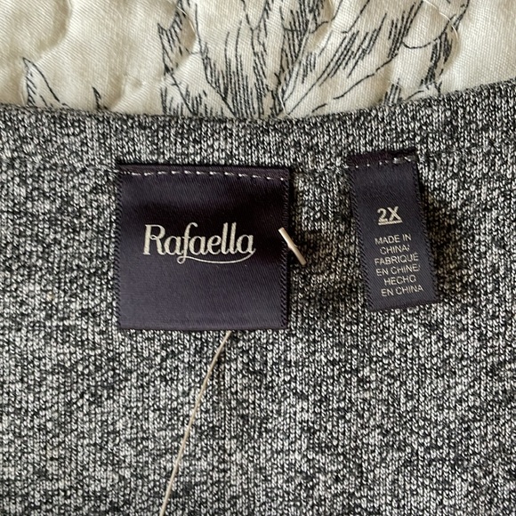 NWT Rafaella 2 Piece Studded Tank and Open Front Cardigan Size 2X - Picture 5 of 8